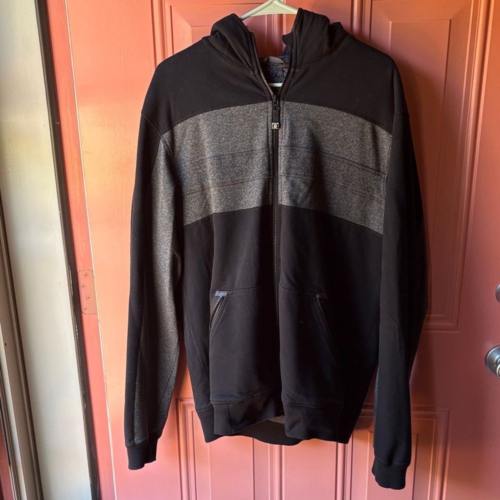 Lululemon black and grey hoodie. Mens large